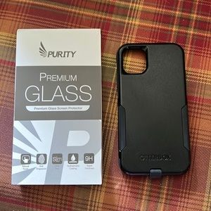 Otter box iPhone 11 case and 1 screen protector